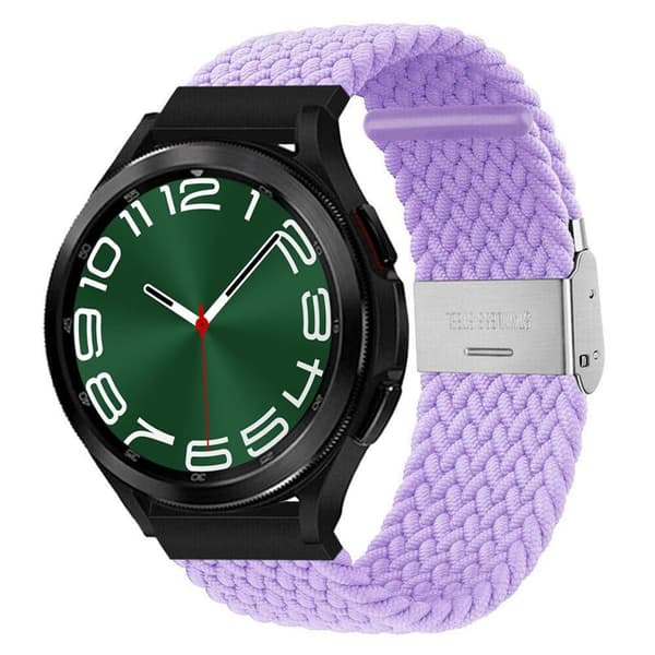Flettet elastisk armbånd Samsung Galaxy Watch 6 Classic (47mm) - lightpurple