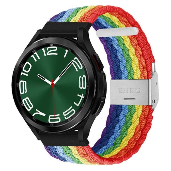 Flettet Elastik Armbånd Samsung Galaxy Watch 6 Classic (47mm) - Pride