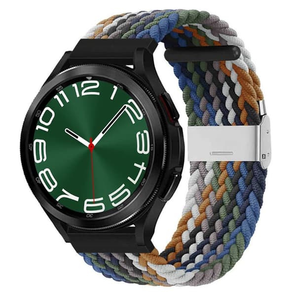Flettet elastisk armbånd Samsung Galaxy Watch 6 Classic (47mm) - cowboy