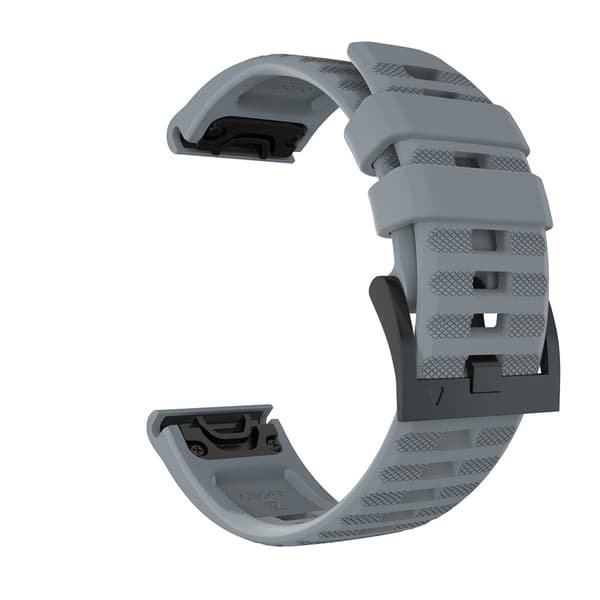 INF Silikon stålplåt Snap Watchrem för Garmin Fenix 7X 26mm