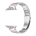 Miniatyrbild 2 av 4: Armband för Apple Watch 41mm / 40mm / 38 mm Länkar Stål Silver / Rosa