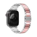 Miniatyrbild 1 av 4: Armband för Apple Watch 41mm / 40mm / 38 mm Länkar Stål Silver / Rosa