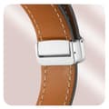 Miniatyrbild 4 av 4: Armband för Galaxy Watch 5 / 5 Pro / 4 i läder med svart magnetisk spänne