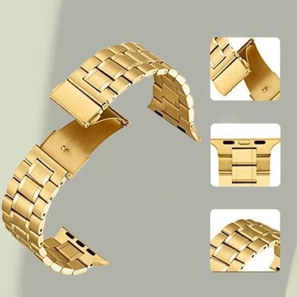 Apple Watch-rem 41 mm / 40 mm / 38 mm svart nät i rostfritt stål