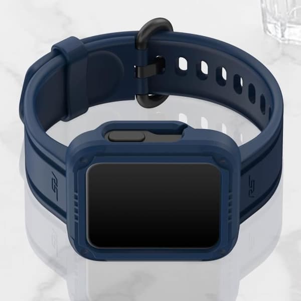 Armband för Xiaomi Redmi Watch 2 Lite / Redmi Watch 2 Bumper Silikonblå