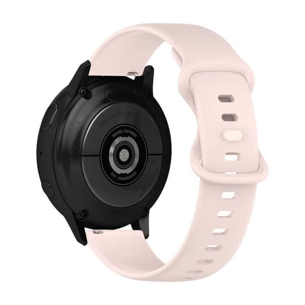 Armband för Samsung Galaxy Watch Active 2 40mm - AVIZAR - Slät silikon - Rosa