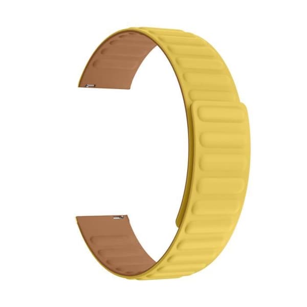 Rem för Honor Magic Watch / GS3 Mjuk Silikon Magnetic Clip Gul