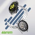Miniatyrbild 3 av 4: Armband till Huawei Watch GT Runner GT 3 46mm - AVIZAR - Stålnät - Grå - Blandat