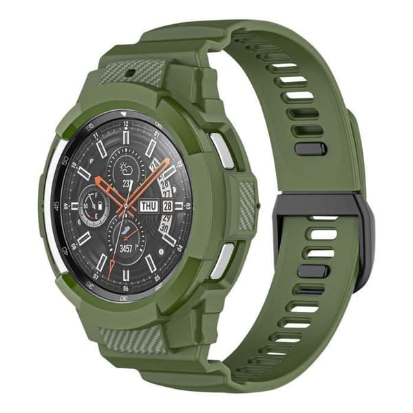 Rem till Samsung Galaxy Watch 5/5 Pro/4 i justerbar grön silikon - AVIZAR