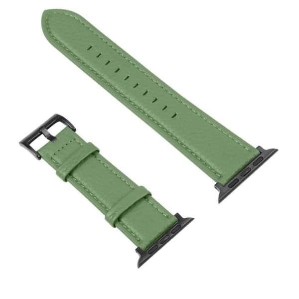 Rem för Apple Watch 41 mm / 40 mm och 38 mm ljusgrön texturerad finish