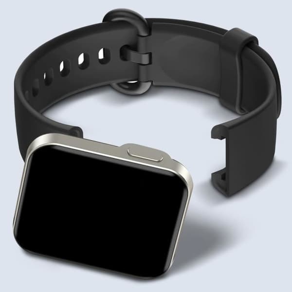 Armband för Xiaomi Mi Watch Lite / Redmi Watch - AVIZAR - Mjuk silikon - Svart