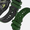 Miniatyrbild 4 av 4: Rem för Huawei Watch GT3 46mm BiColor Textured Silikon Grön/Svart