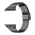 Miniatyrbild 2 av 4: Armband för Apple Watch 41mm / 40mm / 38 mm Links Square Steel Svart