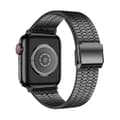 Miniatyrbild 1 av 4: Armband för Apple Watch 41mm / 40mm / 38 mm Links Square Steel Svart
