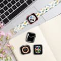 Miniatyrbild 4 av 4: Rem för Apple Watch 41 / 40 / 38 mm silikon med ananasmönster Flerfärgad