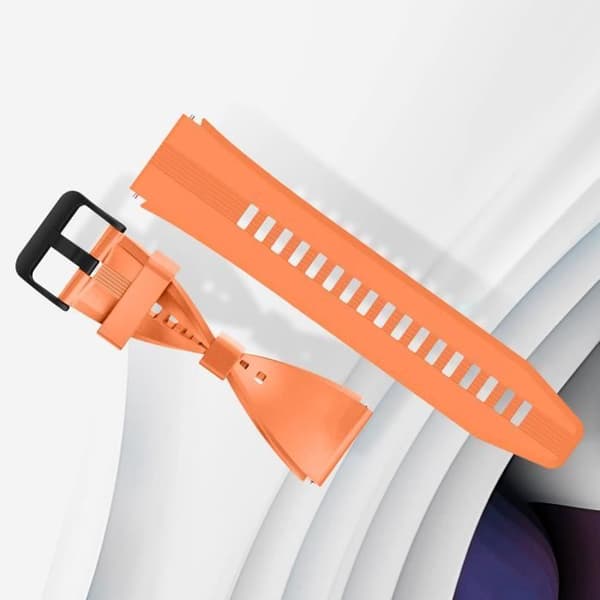 Armband för Honor Watch GS3 - AVIZAR - Silikon Soft Touch - Orange
