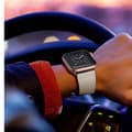 Miniatyrbild 3 av 4: Rem för Apple Watch 41 mm / 40 mm / 38 mm äkta läder Beige