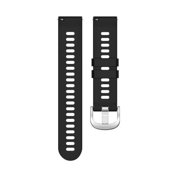 Armband för Samsung Galaxy Watch Active 2 40mm - AVIZAR - Svart - Texturerad silikon