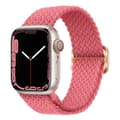 Miniatyrbild 1 av 4: Rem till Apple Watch - AVIZAR - Andningsbar flätad nylon - Rosa