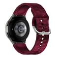 Miniatyrbild 1 av 4: Samsung Galaxy Watch 5/5 Pro/4-rem i vinpastill med texturerad silikon - AVIZAR