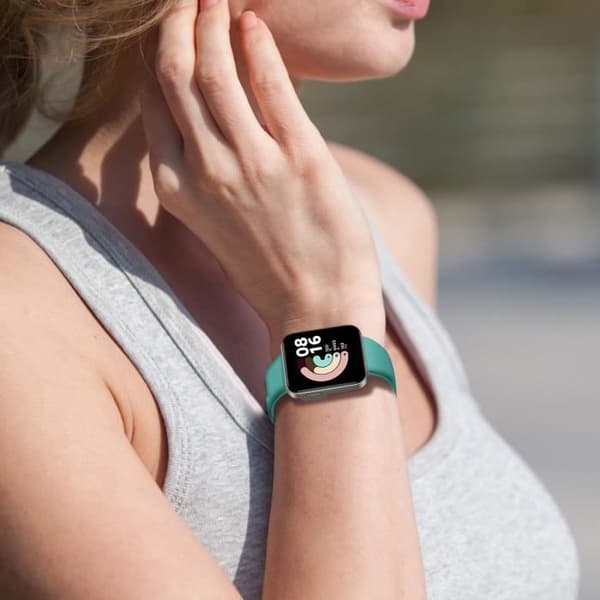 Armband för Xiaomi Mi Watch Lite / Redmi Watch Silikon Ardillon Turkos