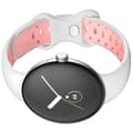 Miniatyrbild 2 av 4: Armband för Google Pixel Watch AVIZAR - Mjuk tvåfärgad silikon vit/rosa - spänne