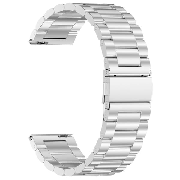 Ruostumattomasta teräksestä valmistettu rannekellohihna Huami Amazfit BIP 5:lle 22mm