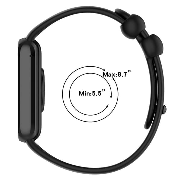 INF Silikonarmband kompatibelt med Xiaomi Band 8 Pro