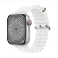 Miniatyrbilde 1 av 2: RIB Sport klokkerem Apple Watch 9 (45mm) - Hvit
