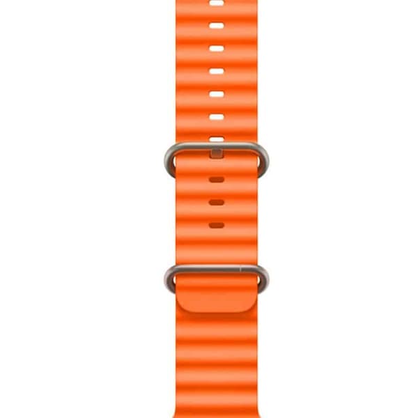 RIB klockarmband Apple Watch 9 (45mm) - Orange