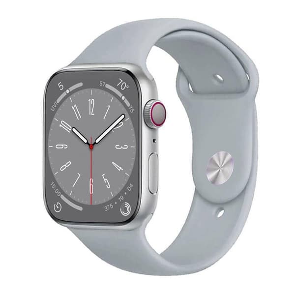 Sport klockarmband Apple Watch 9 (45mm) - Ljusgrå