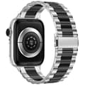 Miniatyrbilde 2 av 2: Klokkereim rustfritt stål Apple Watch 9 (45mm) - Silver/svart