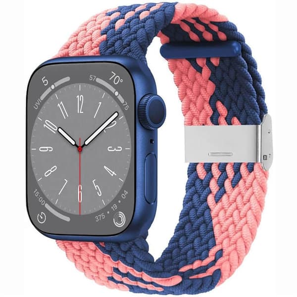 Flettet Urrem Apple Watch 9 (45mm) - Blue Powder