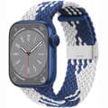 Miniatyrbilde 1 av 2: Flettet klokkerem Apple Watch 9 (45mm) - Bluewhite
