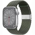 Miniatyrbilde 1 av 2: Flettet klokkerem Apple Watch 9 (45mm) - Army
