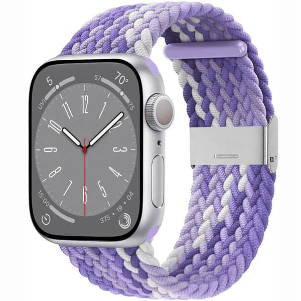 Flettet klokkerem Apple Watch 9 (41mm) - Gradient purple
