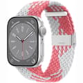Miniatyrbillede 1 af 2: Flettet Urrem Apple Watch 9 (41mm) - Pinkwhite