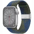 Miniatyrbild 1 av 2: Flätat klockarmband Apple Watch 9 (41mm) - Bluegreen