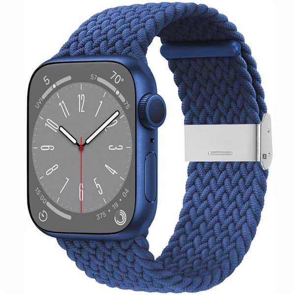 Flettet Urrem Apple Watch 9 (41mm) - Blue