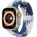 Miniatyrbilde 1 av 2: Flettet klokkerem Apple Watch Ultra 2 (49mm) - Bluewhite