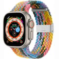 Miniatyrbillede 1 af 2: Flettet Urrem Apple Watch Ultra 2 (49mm) - Light Rainbow