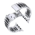 Miniatyrbilde 3 av 4: Klokkereim rustfritt stål Apple Watch Ultra 2 (49mm) - Silver/svart