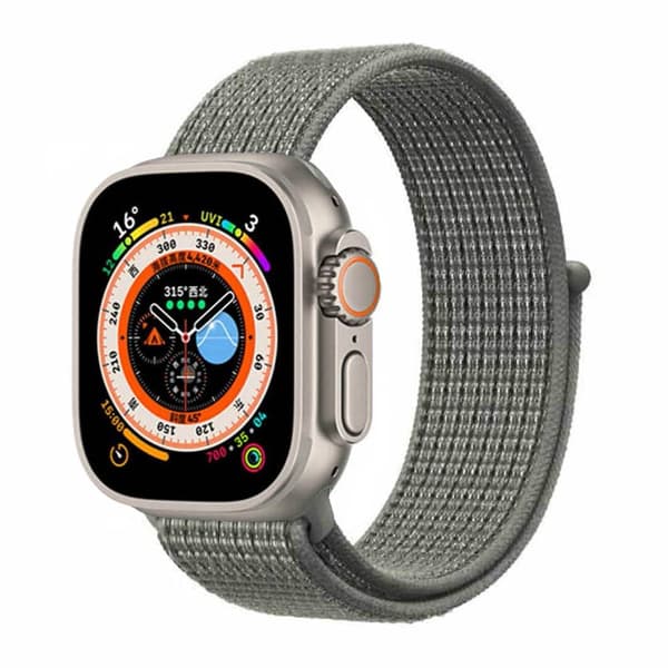 Nylon Urrem Apple Watch Ultra 2 (49mm) - Spuce Fog