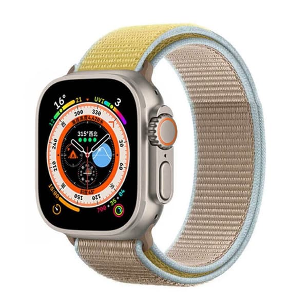 Nylon klokkerem Apple Watch Ultra 2 (49mm) - Camel