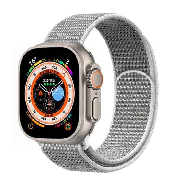 Nylon Urrem Apple Watch Ultra 2 (49mm) - Seashell