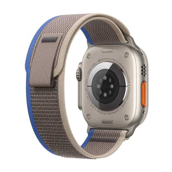Tactik nylon klockarmband Apple Watch Ultra 2 (49mm) - Blueroom grey