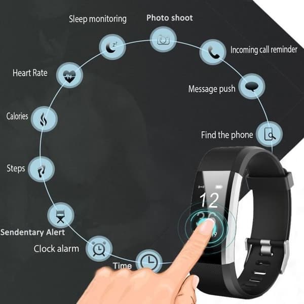 Connected Watch - Smartwatch Stegräknare - Herr Dam