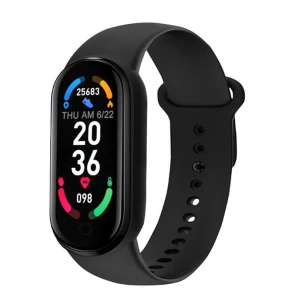 Bluetooth Watch M6 Smart Armband Puls Blodtryck Hälsoövervakning SJI10