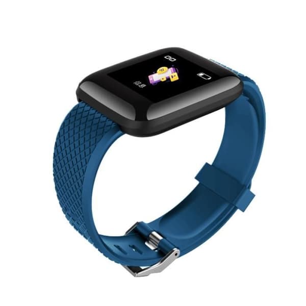 Vattentätt Sport Bluetooth Armband ID116plus-Blue