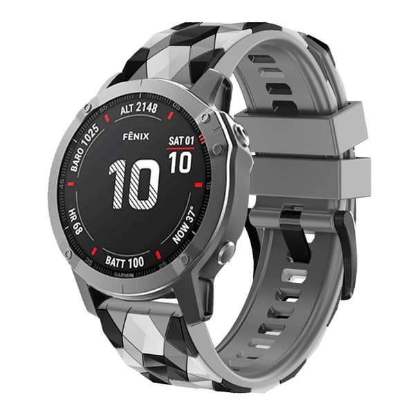 INF Silikonklokkerem for Garmin Fenix 3/5X/6X/7X/Descent MK1 26 mm